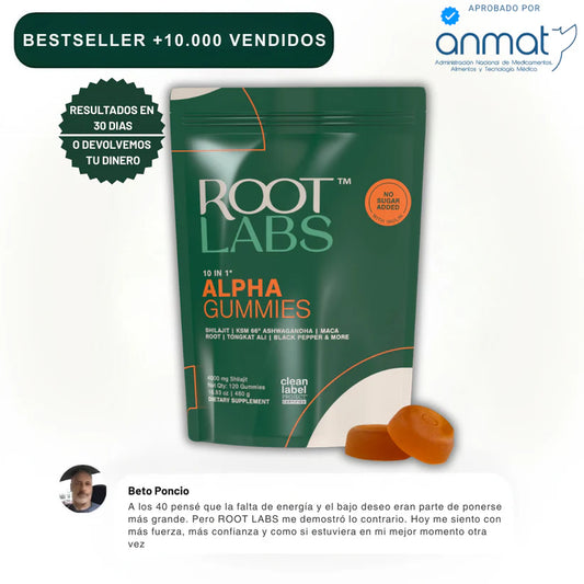 Gomitas ALPHA | Potencia masculina y energía extrema